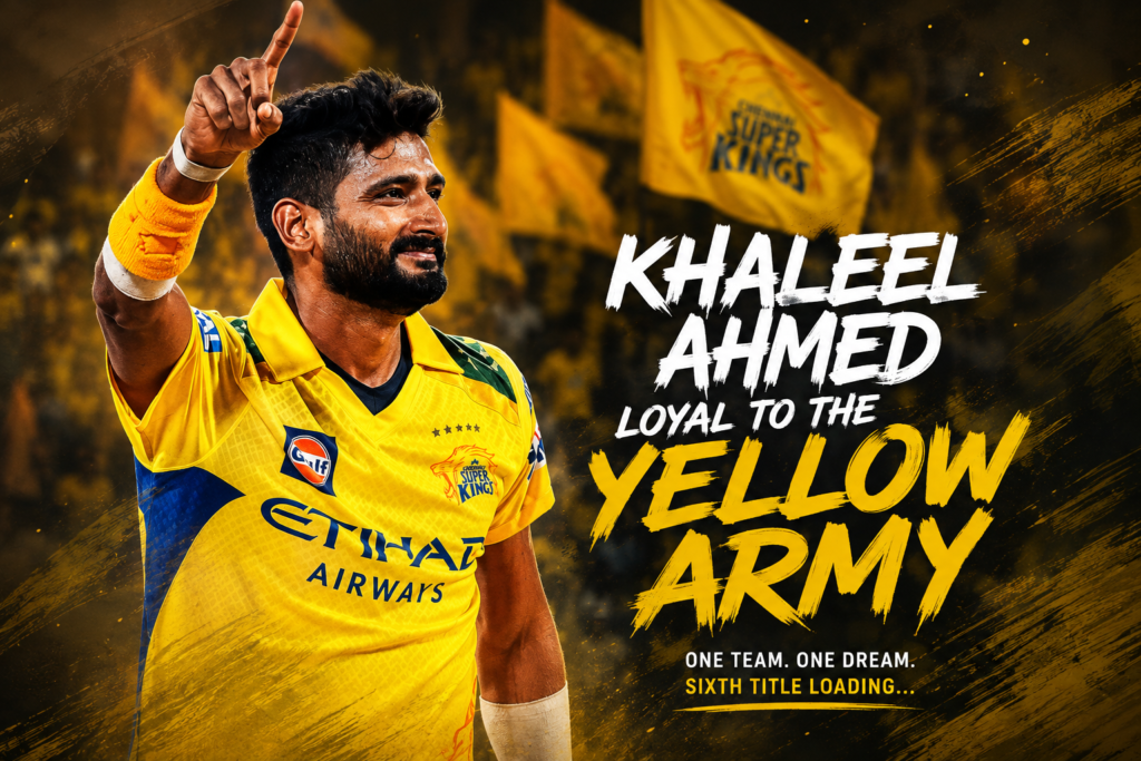 Khaleel Ahmed Shuts Down CSK Trade Rumors with Loyal Fan Replies